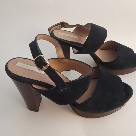 H&M Hennes & Mauritz Platform Chunky Heel Sandals - Picture 5 of 9